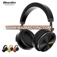 Bluedio T5 HiFi Active Noise Cancelling headphones wireless Over ear headset with microphone for phones & music