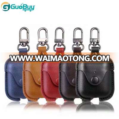 Hot Products PU Leather Case Protective Shockproof Cover for Apple Air Pods Charging Case