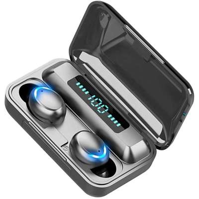 F9 Sports Waterproof Mini Headsets TWS BT 5.0 True Wireless Earbuds Headphones Earphones with LED Battery Display